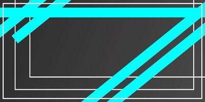 A black and blue abstract background with a square frame vector