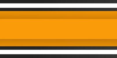 A yellow and black striped flag with a black border vector