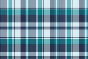 Setting check tartan, screen background fabric seamless. Cosy textile pattern texture plaid in cyan and pastel colors. vector
