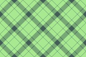 Intense plaid fabric tartan, quilted textile pattern background. Minimalist texture seamless check in green and teal colors. vector