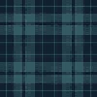 Grand pattern seamless plaid, grunge tartan background textile. Abstract fabric texture check in dark and cyan colors. vector