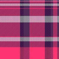 Rich tartan fabric background, no people seamless texture check. Copy space pattern textile plaid in red and purple colors. vector