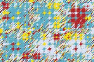 Modern glitch background. Color geometric abstract pattern . vector