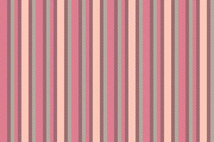Bold pattern stripe, free fabric lines background. Srunge seamless textile texture vertical in light and pink colors. vector