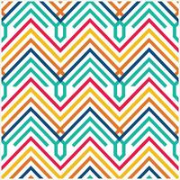 A colorful zigzag pattern with a diagonal line vector