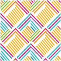 Colorful geometric pattern with diagonal lines vector
