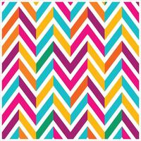 A colorful zigzag pattern with diagonal lines vector