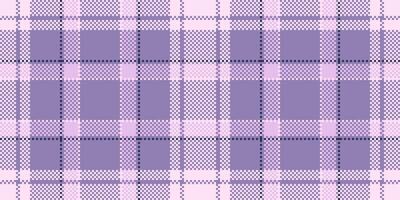 Sofa textile texture fabric, formal pattern plaid. Art check background tartan seamless in pastel and pink lace colors. vector