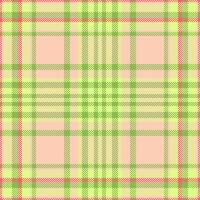 Stylish fabric plaid texture, foot pattern textile check. Customize tartan background seamless in light and lime colors. vector