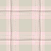 Thanksgiving tartan seamless plaid, intricate texture textile. Throw fabric pattern check background in light and stone grey colors. vector