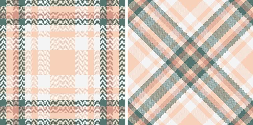 Pattern seamless textile of fabric background with a tartan plaid check texture. Set in fall colors. Bed sheet designs for the bedroom.