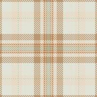 Plaid check pattern. Seamless fabric texture. Tartan textile print. vector