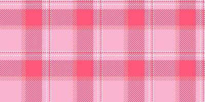 Package texture plaid tartan, rosa pattern seamless background. Damask check fabric textile in red and light colors. vector