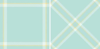 Textile fabric pattern of texture tartan with a seamless background plaid check. Set in summer colors. Colorful fashion choices for a vibrant look. vector
