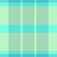 Veil textile check seamless, repetitive fabric pattern . Down tartan background plaid texture in yellow and cyan colors. vector