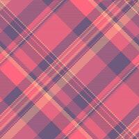 Dreamy plaid texture, repeating pattern tartan background. Diwali textile fabric seamless check in red and pastel colors. vector