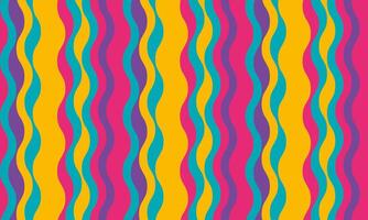 vertical striped design with flowing curves and textured waves. Artistic colors blend with simplicity and creativity, adding elegance to posters, textiles, or graphic prints with vibrant paint. vector