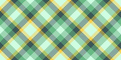 Complexity plaid background check, graphic texture tartan. Painting fabric pattern seamless textile in light and green colors. vector