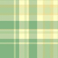 Mid textile background texture, white plaid pattern check. Tidy fabric tartan seamless in light and pastel colors. vector