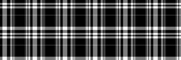 Tech fabric texture pattern, duvet cover plaid background. Awesome textile tartan check seamless in black and white colors. vector
