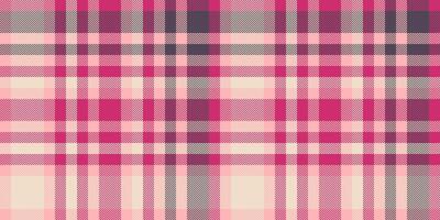 Service tartan texture , club fabric check background. Checked seamless textile plaid pattern in light and pink colors. vector