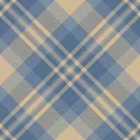 Skill textile pattern seamless, menu plaid fabric check. Christmas ornament texture background tartan in cyan and light colors. vector