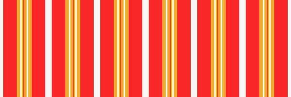 Sexual textile fabric vertical, mixed lines pattern . Image texture seamless background stripe in amber and red colors. vector