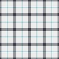 Post seamless pattern plaid, quality check tartan . French fabric background texture textile in grey and white colors. vector