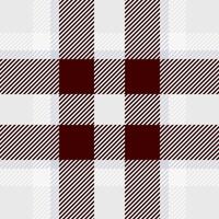Cover pattern tartan, female textile plaid check. Occupation seamless background texture fabric in white and dark colors. vector