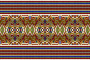 Sadu pattern on yellow background vector