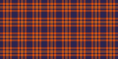 Decorative pattern fabric , spanish textile texture check. Graphical seamless tartan background plaid in red and orange colors. vector
