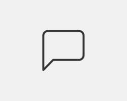 Chat icon design element. Talk bubble speech sign. Dialogue balloon. vector