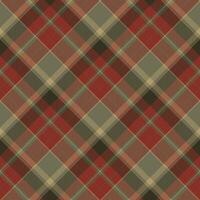 Tartan scotland seamless plaid pattern . Retro background fabric. Vintage check color square geometric texture. vector