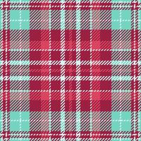 Event pattern check texture, foot textile background. Summertime plaid fabric tartan seamless in red and teal colors. vector