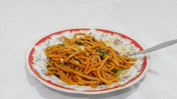 spaghetti with sauce photo