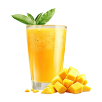 Refreshing Mango Juice with Fresh Chunks png