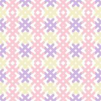 Tribe style in pastel colors on white background. Seamless pattern. vector