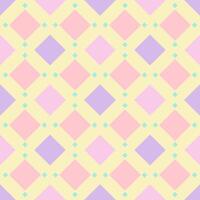 Diamonds pattern of pastel colors. Seamless pattern. vector