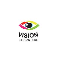 Eye tech logo design. Global vision logotype design graphic symbol icon vector