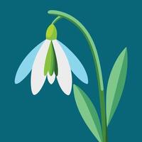 Snowdrops icon design vector