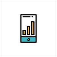 Mobile app icon vector
