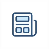 A calculator icon on a white background vector