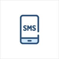 Sms icon on white background vector