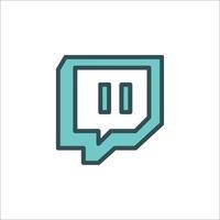 A speech bubble icon with a speech bubble vector