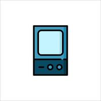 A computer icon on a white background vector