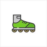 Roller skate icon illustration vector