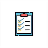Checklist icon illustration vector