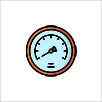 A meter icon on a white background vector