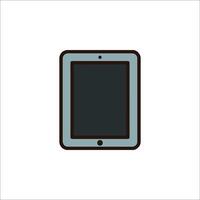 Tablet computer icon illustration vector