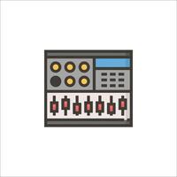 A musical instrument icon on a white background vector